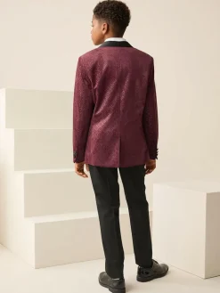 Next Textured Velvet Blazer (3-16yrs)^BOY Occasionwear|Suits & Vest