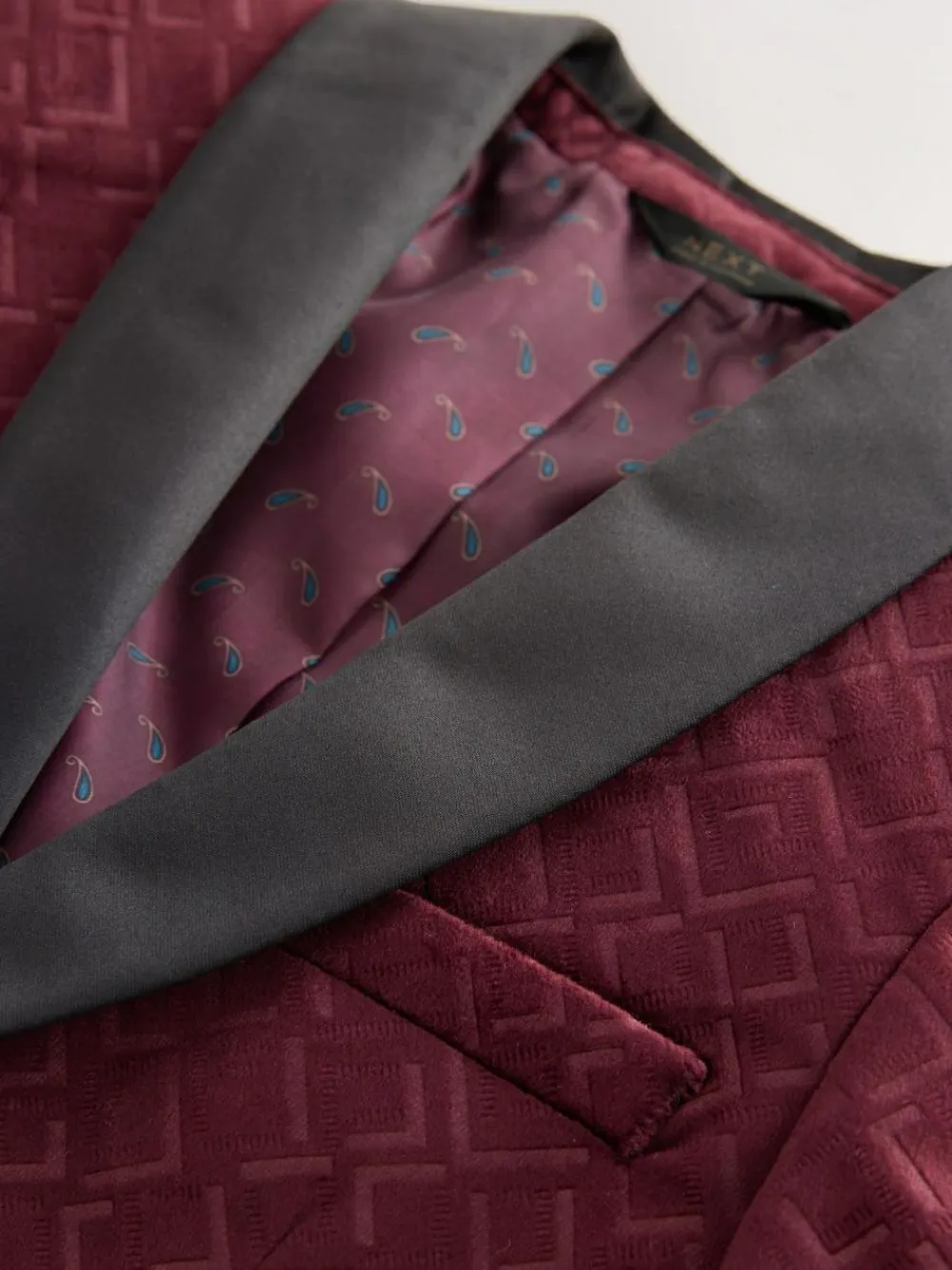 Next Textured Velvet Blazer (3-16yrs)^BOY Occasionwear|Suits & Vest