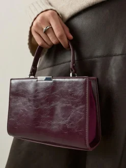 Next Top Handle Croc Effect Bag^Women Bags