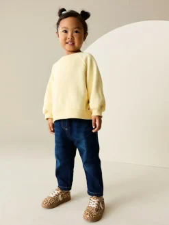 Clearance Next Butter Yellow Crew Neck Sweatshirt (3mths-7yrs)