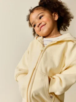 Next Butter Yellow Zip Through Hoodie (3mths-7yrs)^ Nightwear|Sweatshirts & Hoodies
