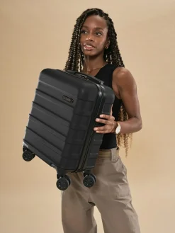 Best Cabin Max Black Anode 30L Underseat Hand Luggage Cabin Case for EasyJet 45x36x20cm