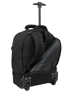 Sale Cabin Max Metz Underseat Hybrid 30 Litre Trolley Bag and Backpack Dark Black