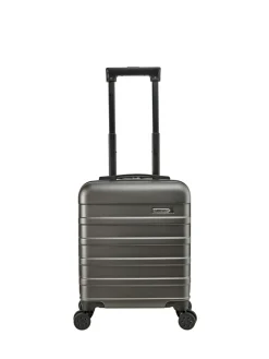 Cabin Max Grey Anode 30L Underseat Hand Luggage Cabin Case for EasyJet 45x36x20cm^Women Luggage