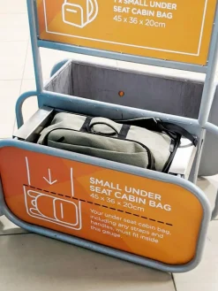 Cabin Max Grey Manhattan Hybrid 30 Litre 45x36x20cm Backpack / Trolley Easyjet Carry on Hand Luggage^Women Luggage