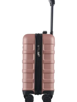 Cabin Max Rose Gold Anode 30L Underseat Hand Luggage Cabin Case for EasyJet 45x36x20cm^Women Luggage