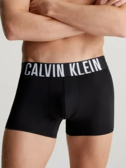 Calvin Klein Black 3 Pack Trunks Intense Power Micro^ Underwear|Underwear
