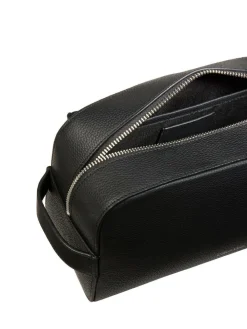 Sale Calvin Klein Black Foil Emboss Dopp Kit Bag
