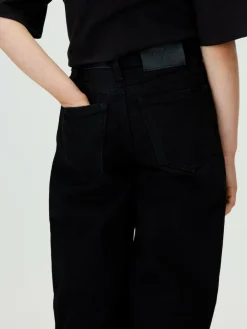 Calvin Klein Black High Rise Wide Leg Jeans^ Jeans