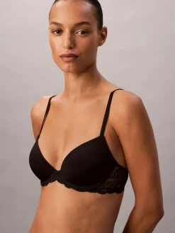 Clearance Calvin Klein Black Lift Demi Bra Sensual Stretch Lace