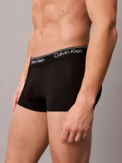Calvin Klein Black Low Rise Microfibre Stretch Trunks 3 Pack^ Underwear|Underwear