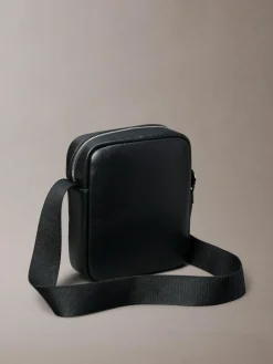 Sale Calvin Klein Black Raised Reporter Bag