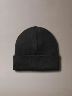 Sale Calvin Klein Signature Logo Beanie Black