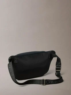 Outlet Calvin Klein Black Webbing Strap Waistbag