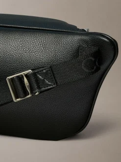 Outlet Calvin Klein Black Webbing Strap Waistbag