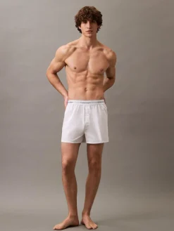 Calvin Klein Black/White/Grey 3 Pack Slim Fit Boxers - Icon Cotton Stretch^ Underwear|Underwear