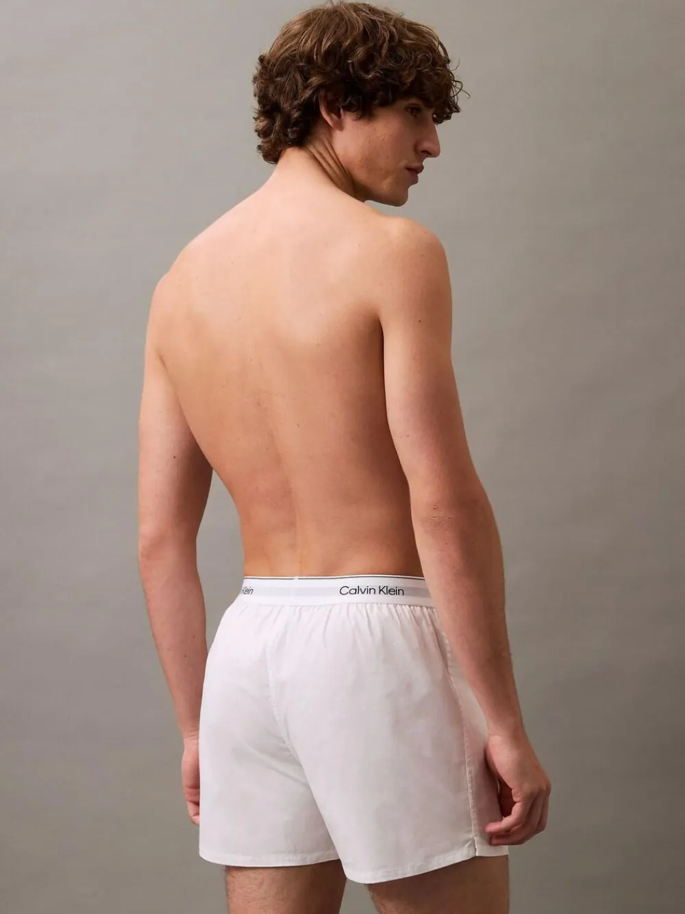 Calvin Klein Black/White/Grey 3 Pack Slim Fit Boxers - Icon Cotton Stretch^ Underwear|Underwear