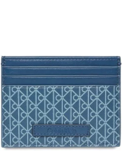 Calvin Klein Allover Monogram Logo Card Holder^ Wallets