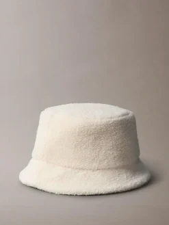 Best Calvin Klein Cream Boucle Bucket Hat