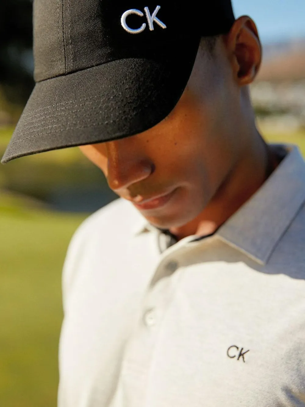 Clearance Calvin Klein Golf 100% Cotton Twill Caps Black