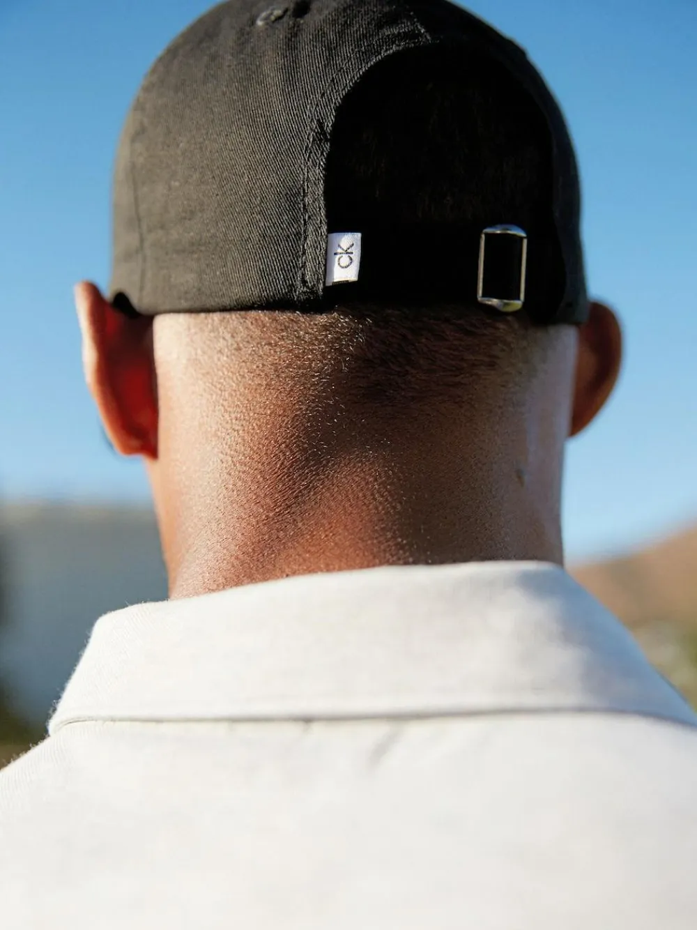 Clearance Calvin Klein Golf 100% Cotton Twill Caps Black