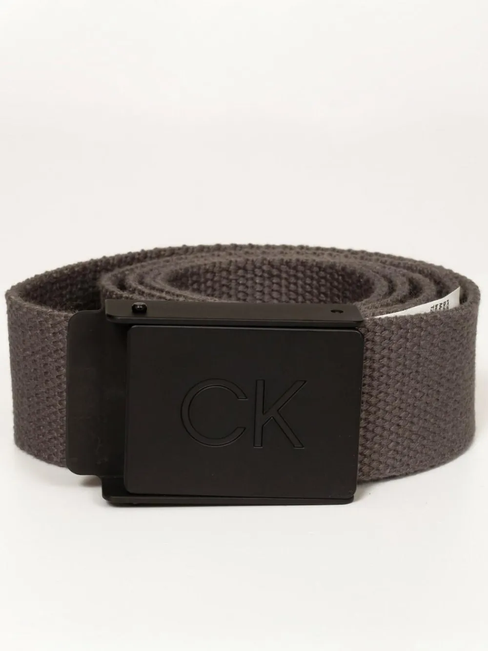 Discount Calvin Klein Golf Monogram Buckle Belt Grey