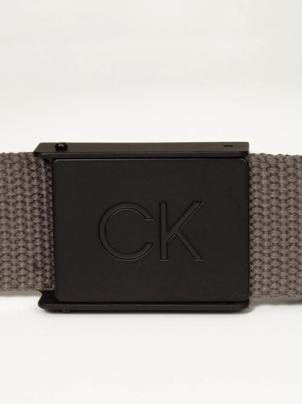 Discount Calvin Klein Golf Monogram Buckle Belt Grey