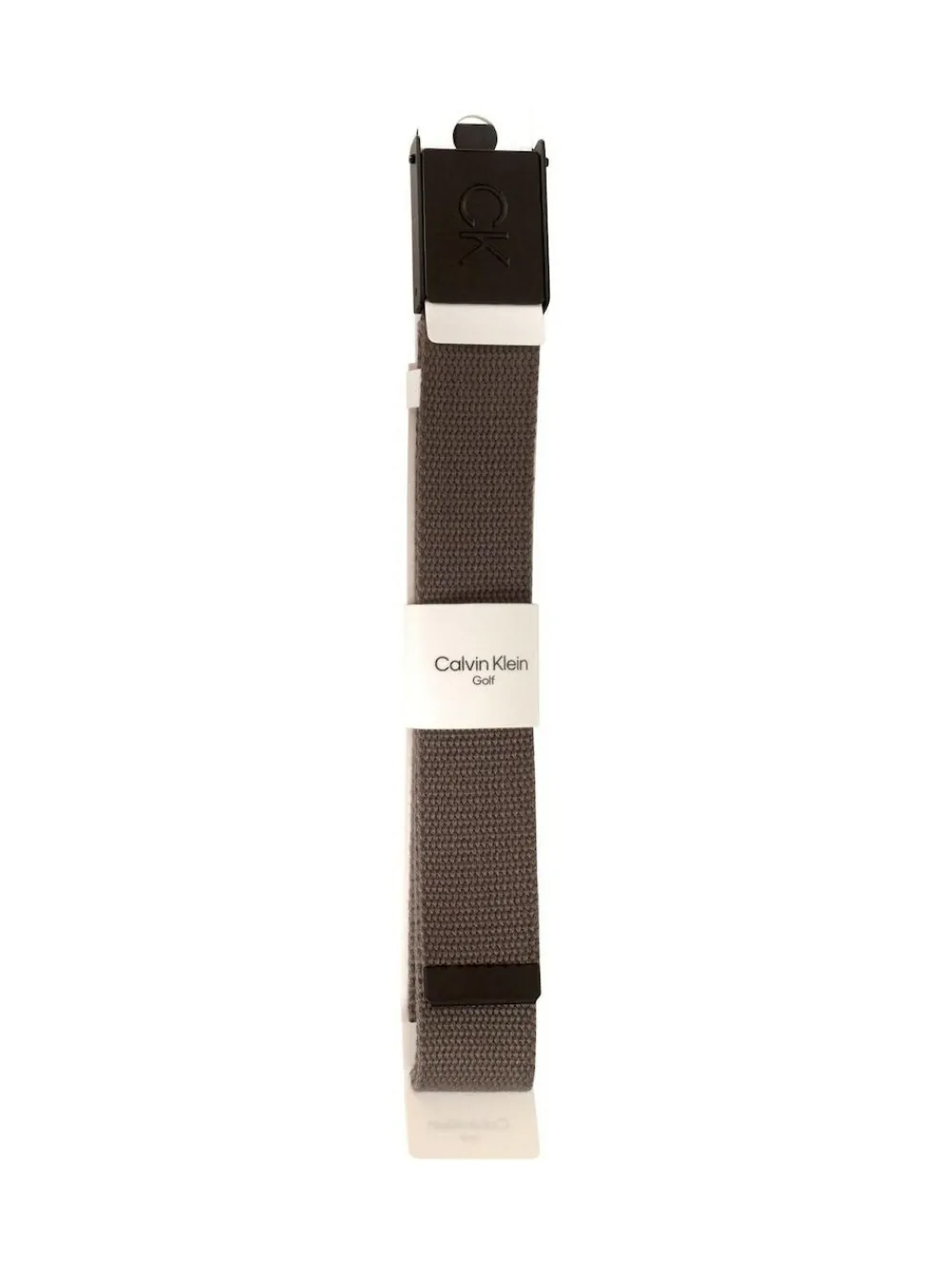 Discount Calvin Klein Golf Monogram Buckle Belt Grey