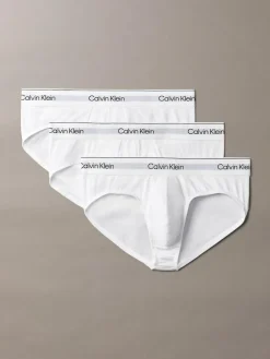 Online Calvin Klein 3 Pack Briefs - Icon Cotton Stretch White