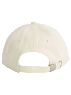 Calvin Klein White Twill Logo Cap^Women Hats