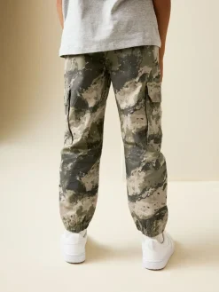 Next Camo Loose Fit Cargo Trousers (3-16yrs)^BOY Joggers|Pants & Chinos