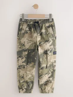 Next Camo Loose Fit Cargo Trousers (3-16yrs)^BOY Joggers|Pants & Chinos