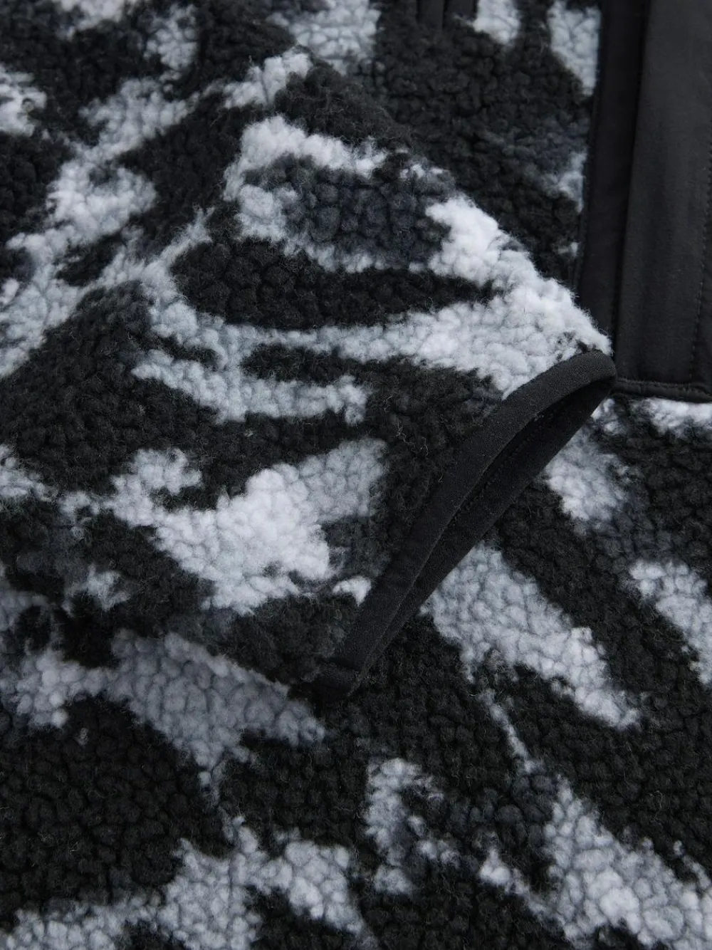 Outlet Next Zip Neck Printed Fleece Camouflage