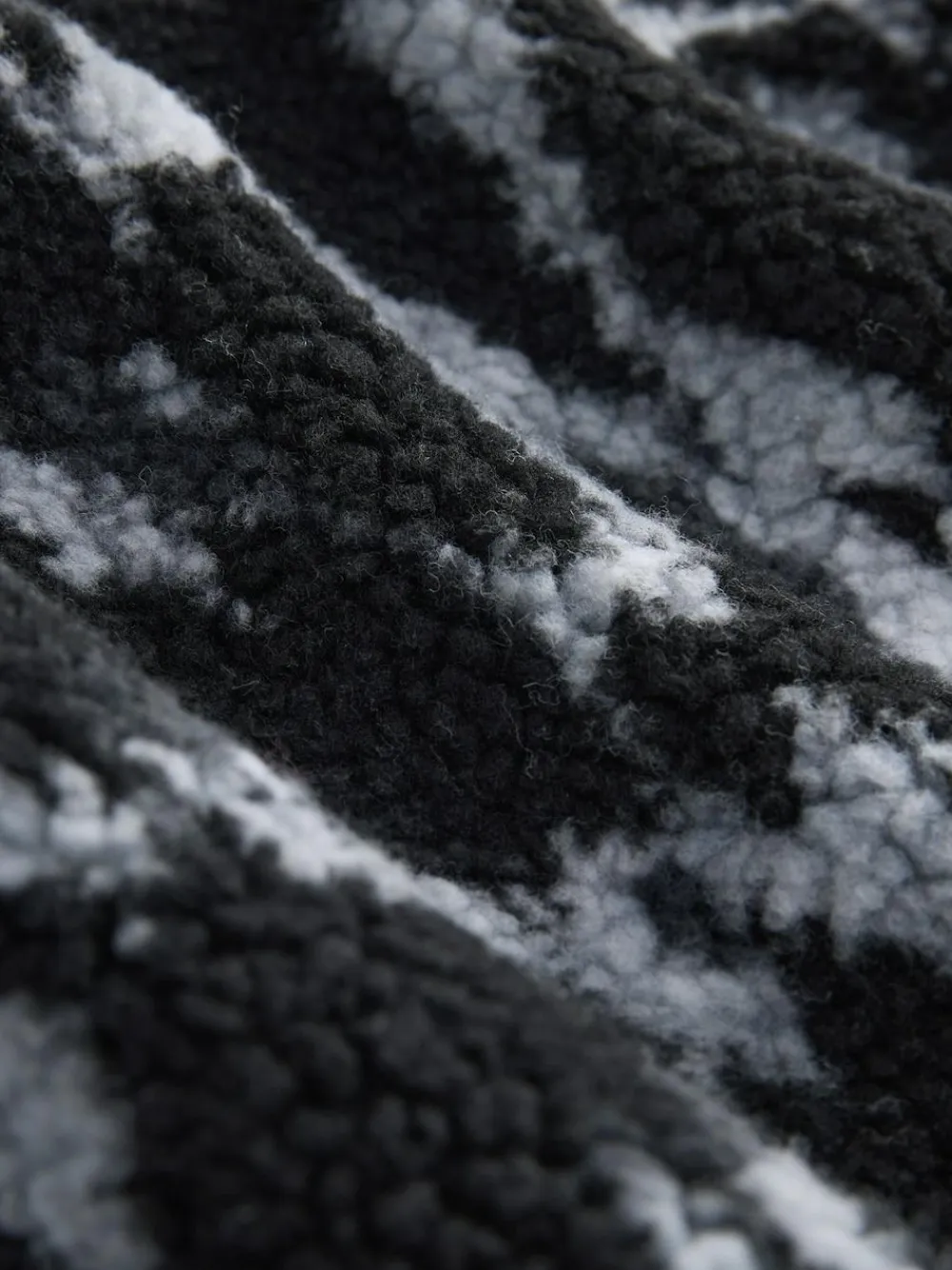 Outlet Next Zip Neck Printed Fleece Camouflage