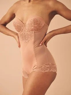 Next Firm Tummy Control Cupped Lace Body^Women Shapewear