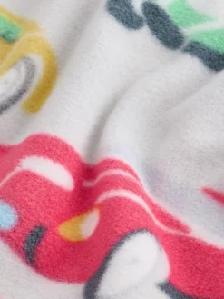 Next Cath Kidson Red/Ecru White Cars Single Cosy Fleece Pyjamas^BOY Nightwear