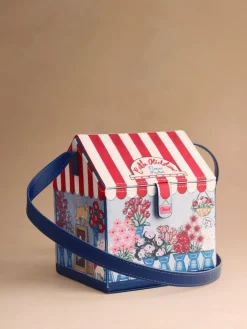 Online Cath Kidston Blue Flower Market Cross-Body Bag