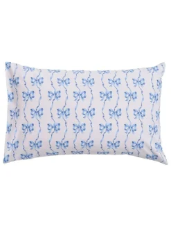 Sale Cath Kidston 100% Cotton Duvet Cover and Pillowcase Set Blue Ribbon and Bows