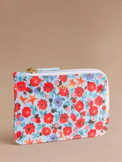 Cath Kidston Card Coin Purse Blue Star Ditsy
