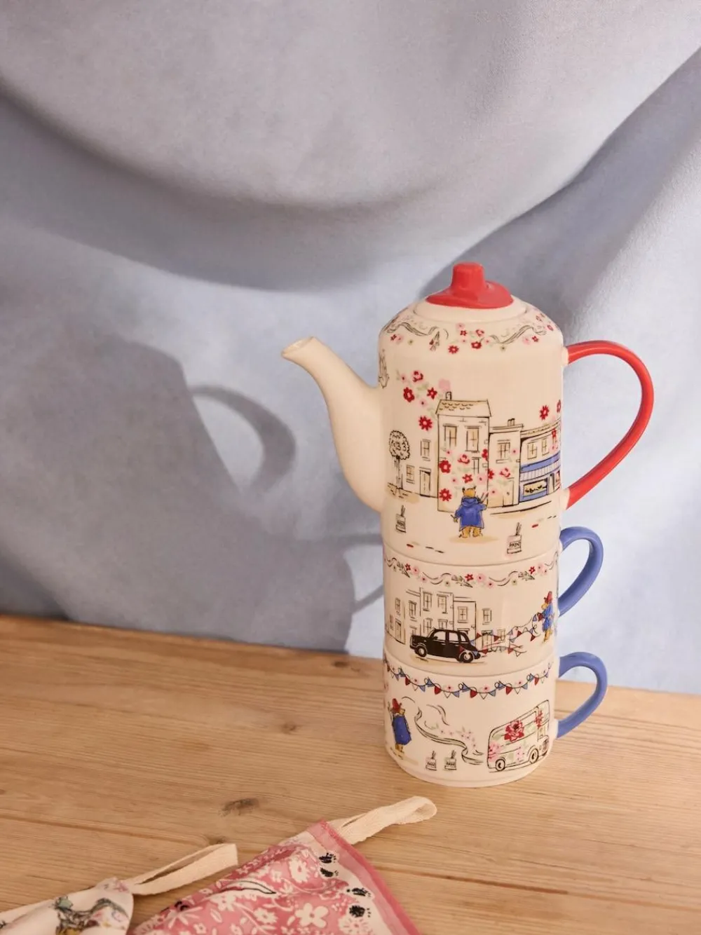 Online Cath Kidston Multi Paddington Goes to Town Stackable Tea For 2