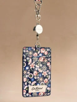 Cath Kidston Navy Queen Ditsy Lanyard Purse^Women Purses
