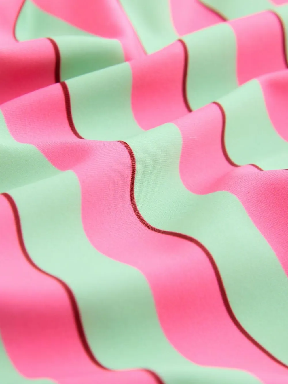 Outlet Cath Kidston Frill Swimsuit (3mths-7yrs) Pink/Green Stripe Panda