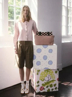 Hot Cath Kidston Posey Spot Boxy Cord Tote Bag