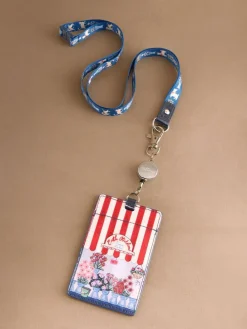 Outlet Cath Kidston Red Flower Market Lanyard Purse