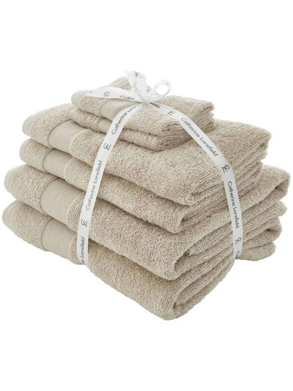 Catherine Lansfield 6 Piece Anti-Bacterial Towel Bales^ Towels & Bathmats