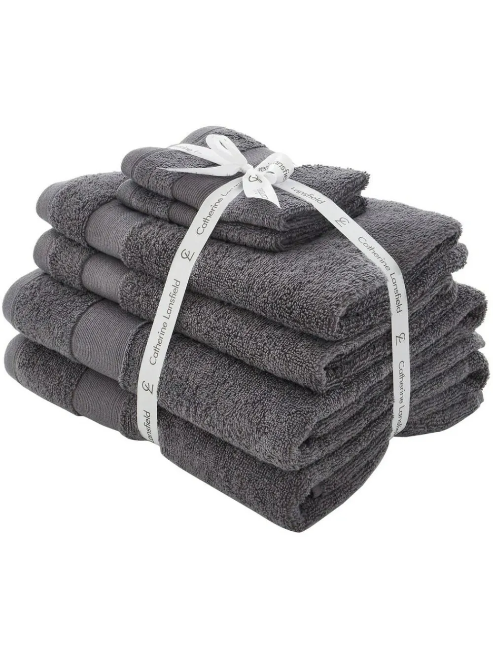 Catherine Lansfield 6 Piece Anti-Bacterial Towel Bales^ Towels & Bathmats