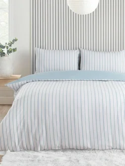 Catherine Lansfield Blue Meadowsweet Floral Reversible Duvet Cover Set^ Branded Bedlinen