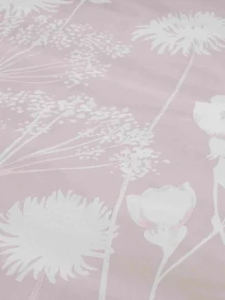 Catherine Lansfield Blush Pink Meadowsweet Floral Reversible Duvet Cover Set