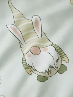 Catherine Lansfield Green Spring Gonks Reversible Duvet Cover Set^ Branded Bedlinen