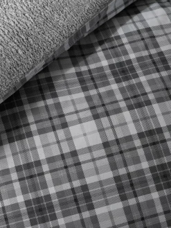 Catherine Lansfield Cosy Sherpa Check Duvet Cover Set^ Branded Bedlinen